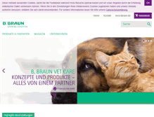Tablet Screenshot of bbraun-vetcare.de