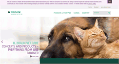 Desktop Screenshot of bbraun-vetcare.com