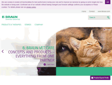 Tablet Screenshot of bbraun-vetcare.com